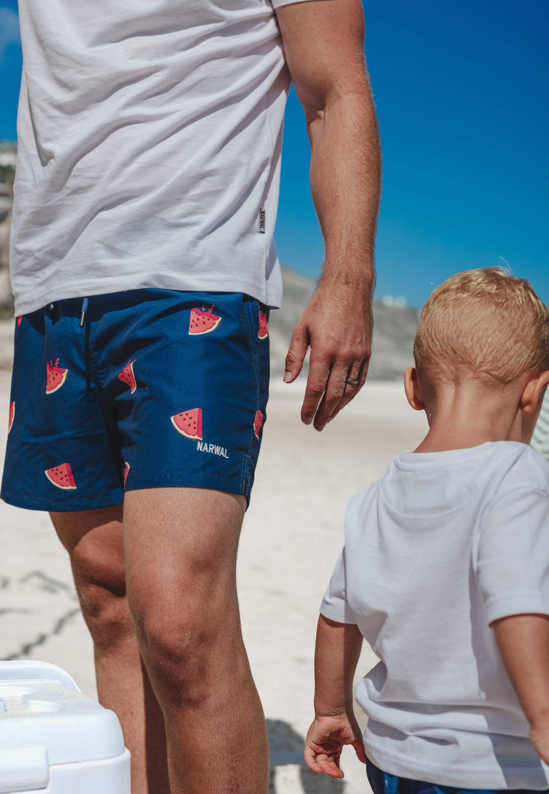 Watermelon Father & Son Swim Trunks