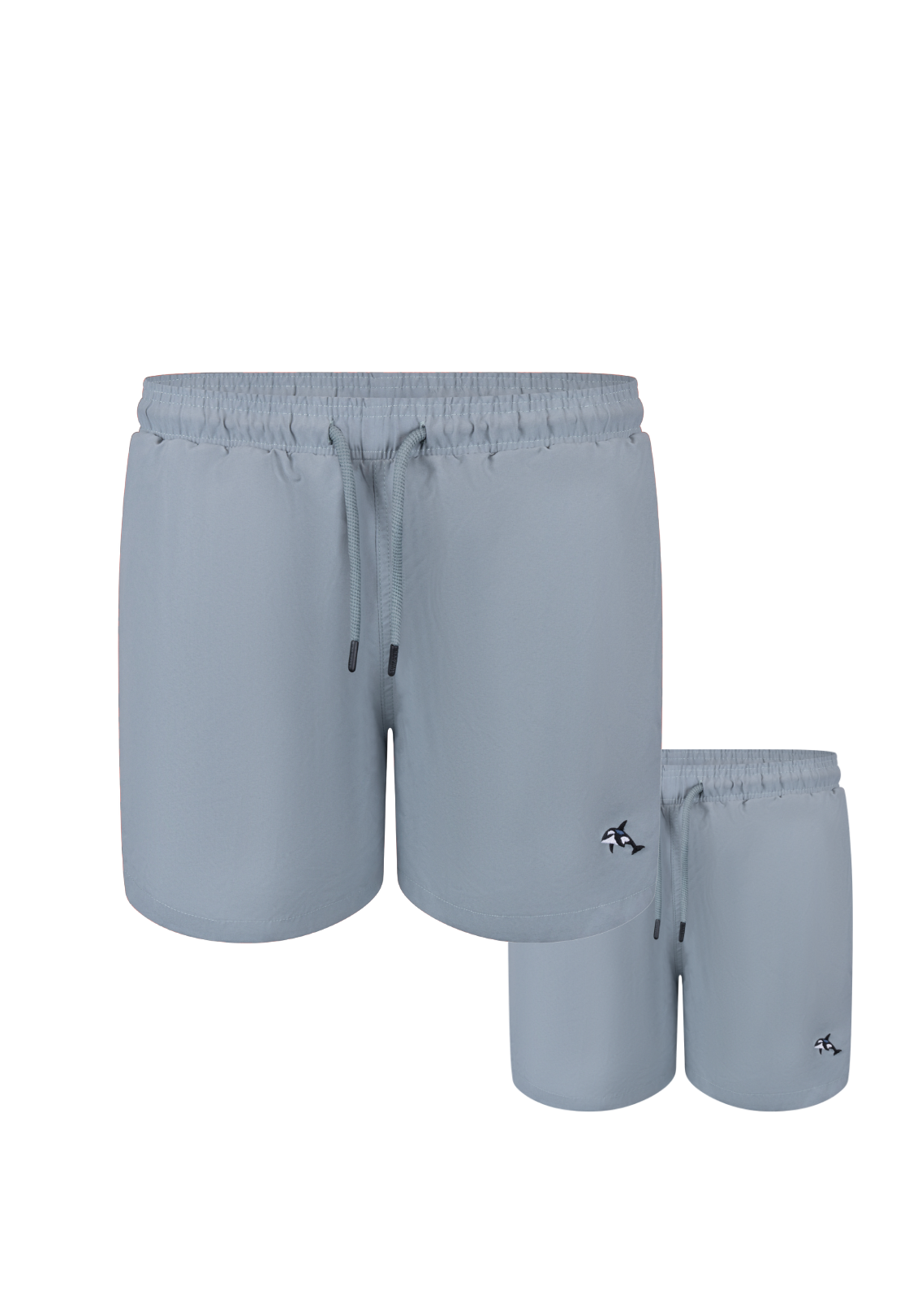Orca Plain Father & Son Swim Trunks
