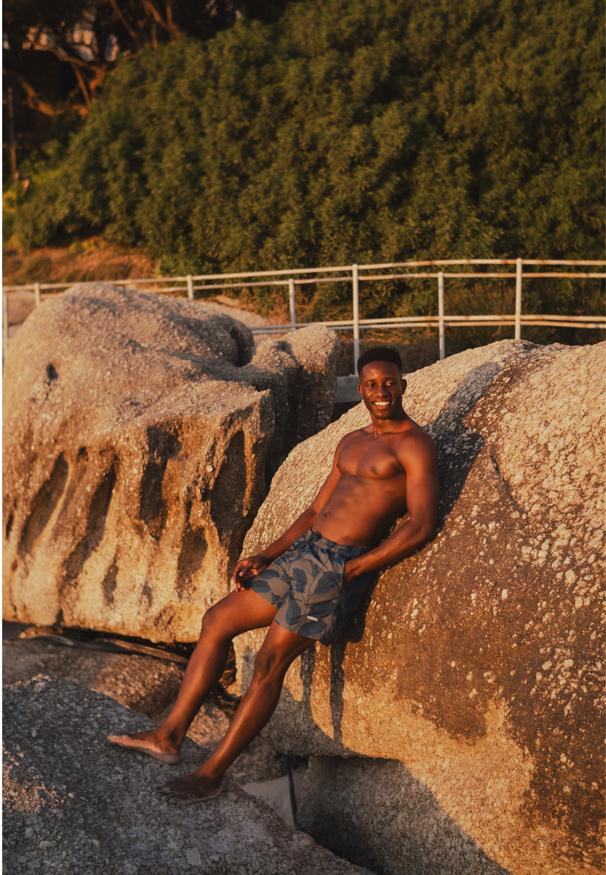 Leaves Father & Son Swim Trunks