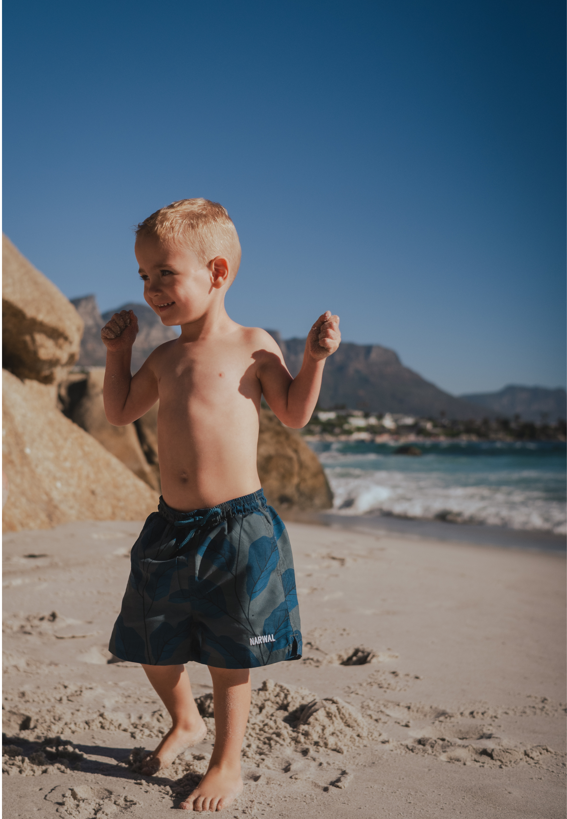 Leaves Father & Son Swim Trunks