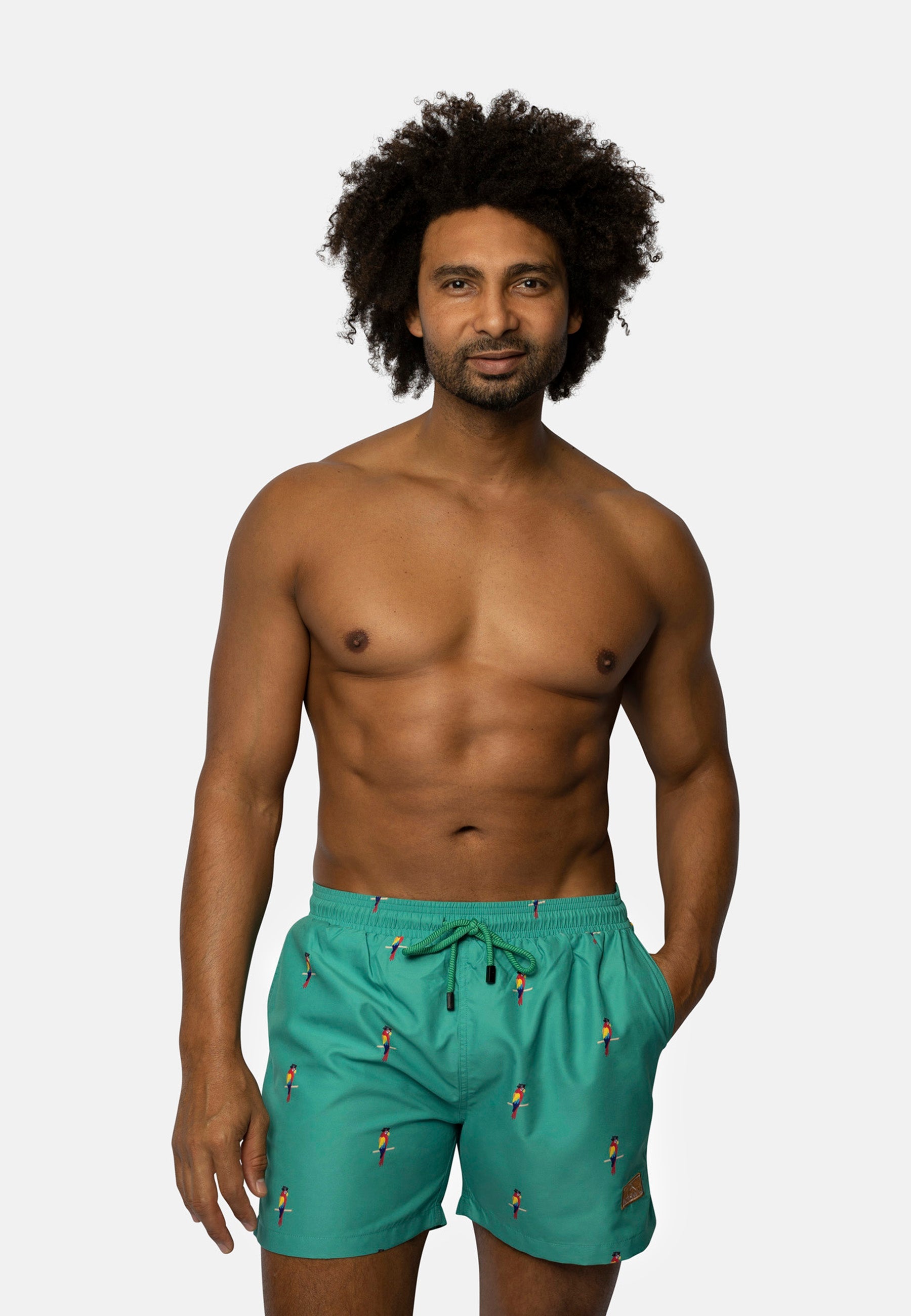 Parrot Father & Son Swim Trunks Bundle